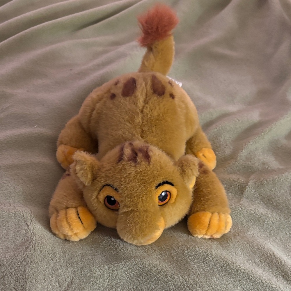 Disney Lion King Simba Plush Toy - Brown and Tan